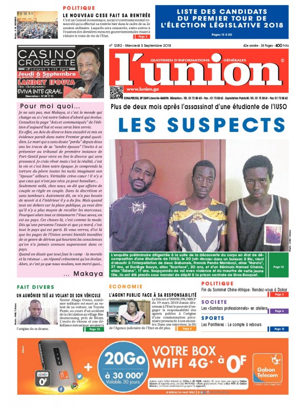 L'Union 05/09/2018