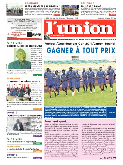 L'Union 08/09/2018