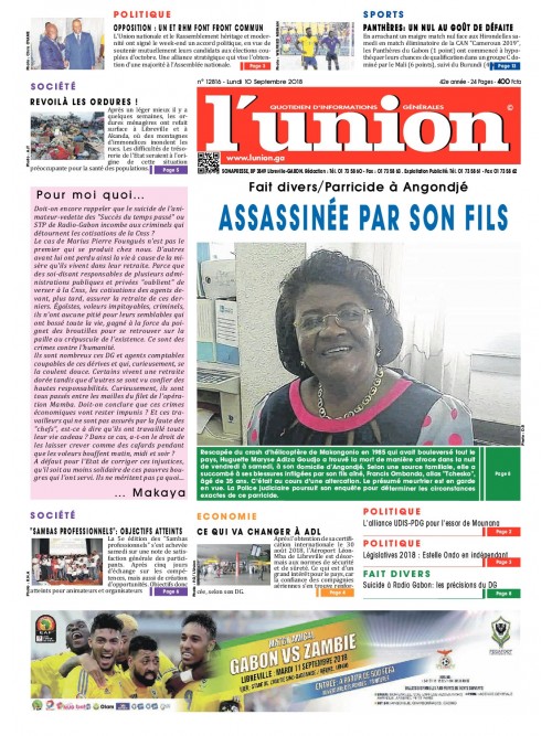 L'Union 10/09/2018