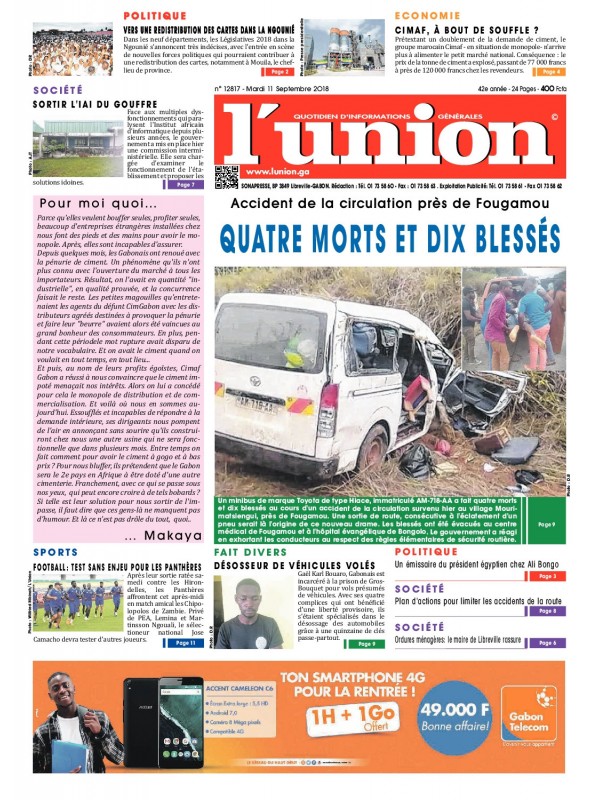 L'Union 11/09/2018