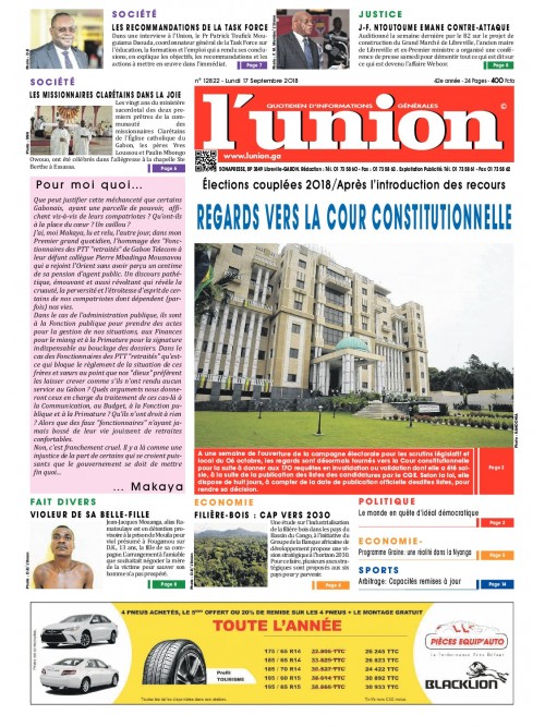 L'Union 17/09/2018