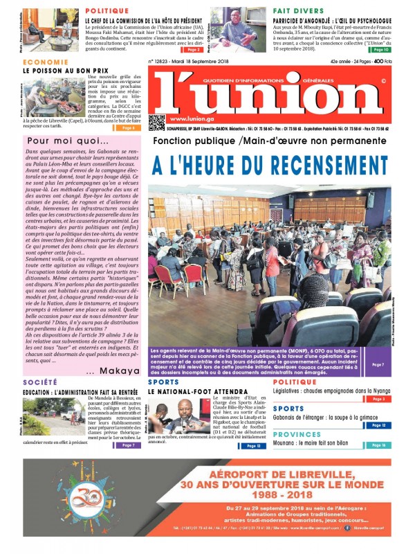 L'Union 18/09/2018