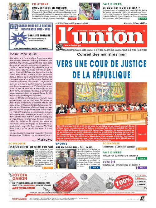 L'Union 21/09/2018