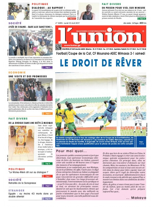 L'Union 10/04/2017