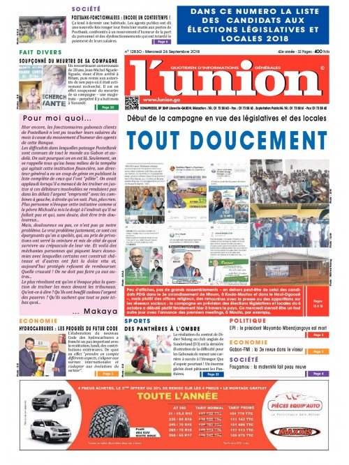 L'Union 26/09/2018