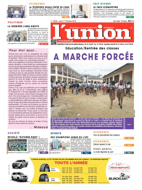 L'Union 01/10/2018