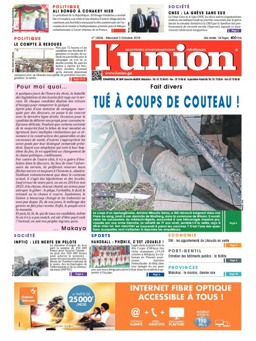 L'Union 03/10/2018