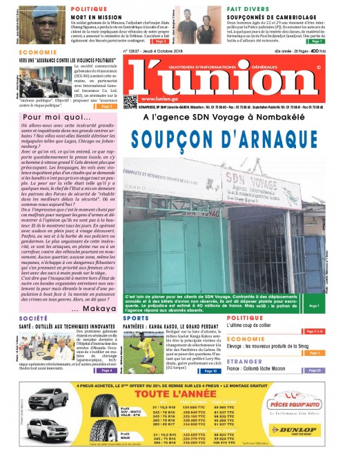 L'Union 04/10/2018