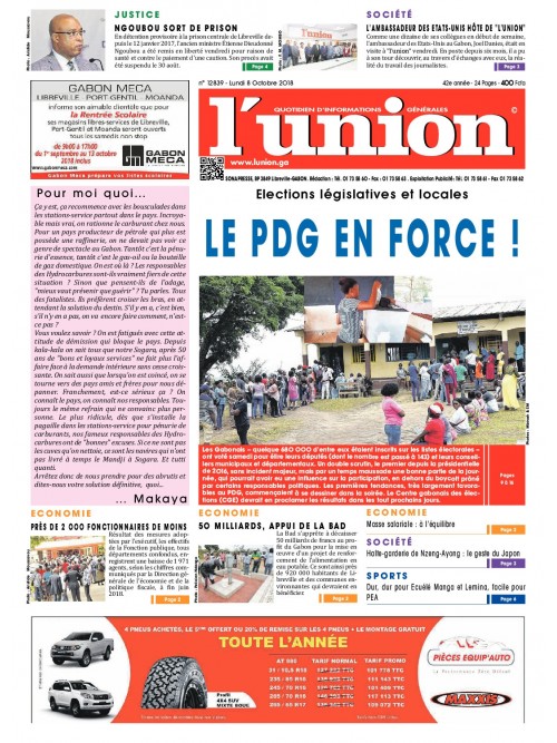 L'Union 08/10/2018