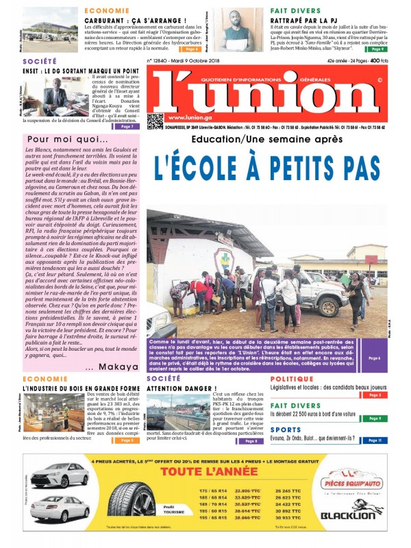 L'Union 09/10/2018