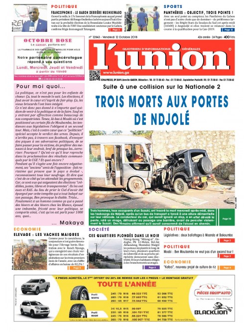 L'Union 12/10/2018