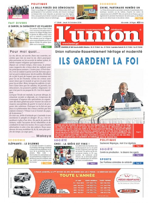 L'Union 18/10/2018