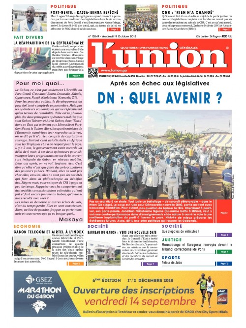 L'Union 19/10/2018