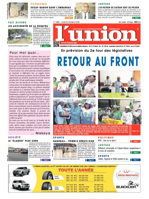 L'Union 22/10/2018