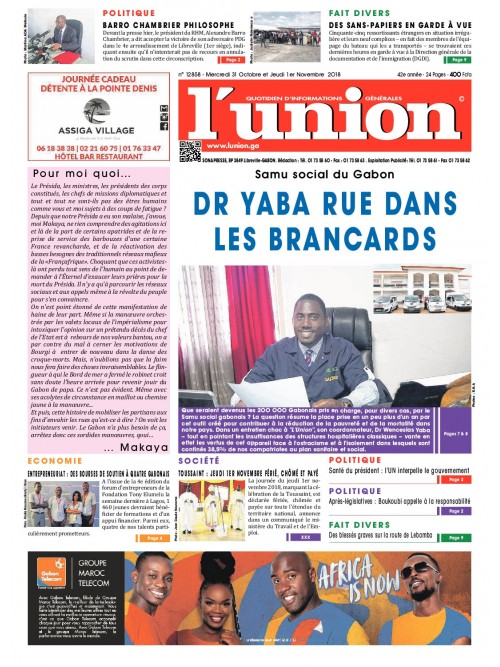 L'Union 31/10/2018