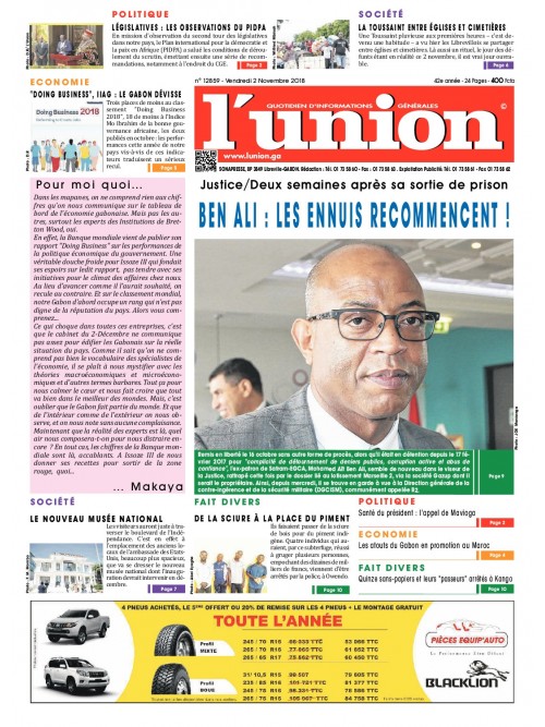 L'Union 02/11/2018