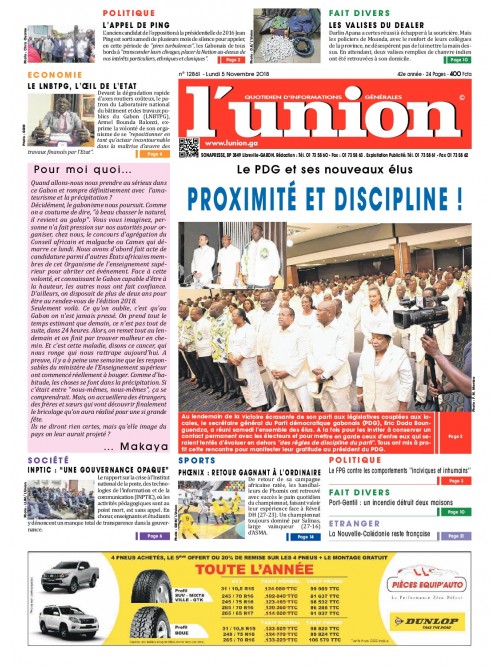 L'Union 05/11/2018