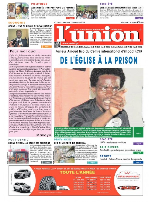 L'Union 07/11/2018