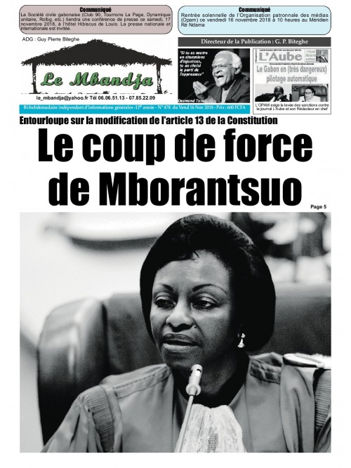 Le Mbandja 16/11/2018