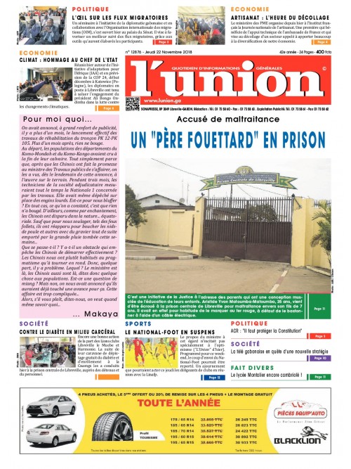 L'Union 22/11/2018