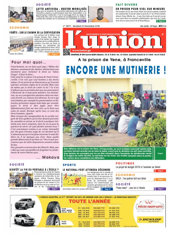 L'Union 23/11/2018