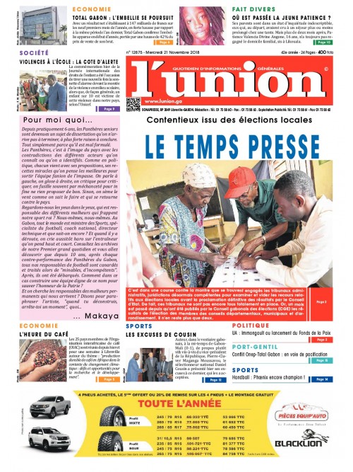 L'Union 21/11/2018