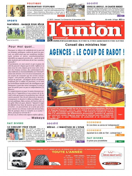 L'Union 17/11/2018