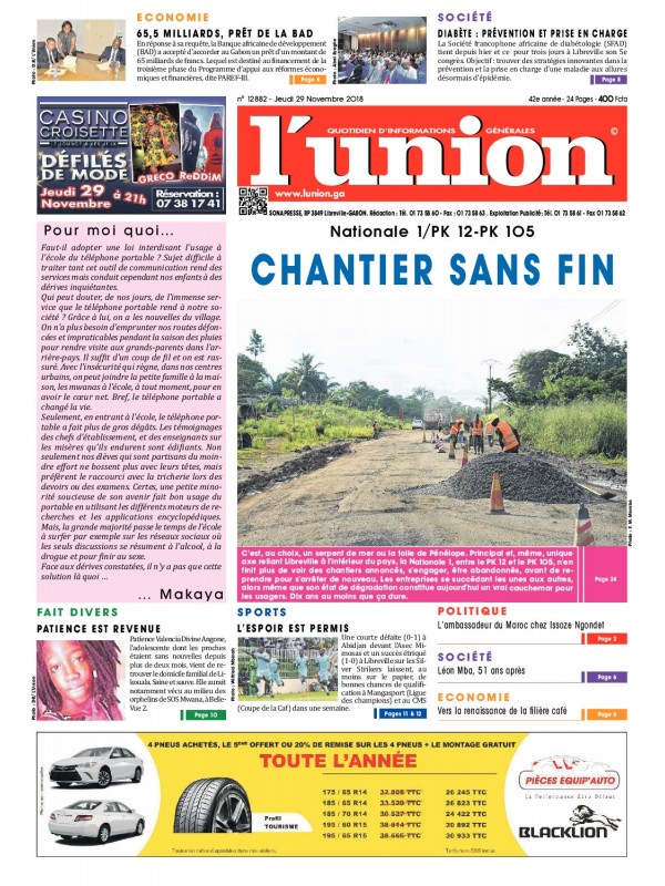 L'Union 29/11/2018