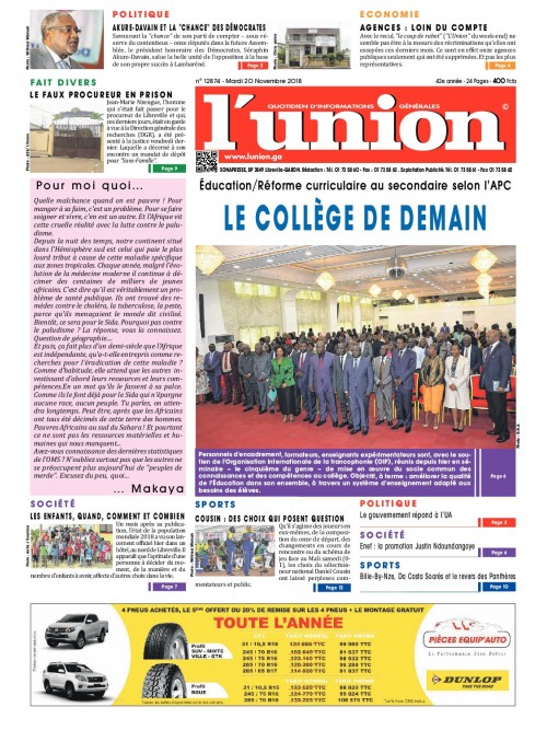 L'Union 20/11/2018