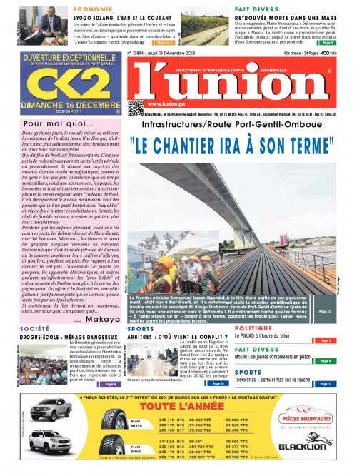 L'Union 13/12/2018