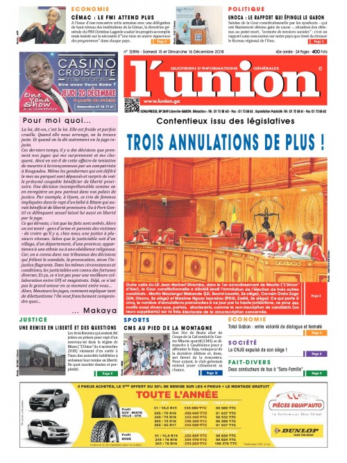 L'Union 15/12/2018