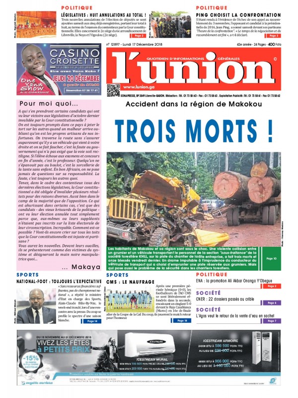 L'Union 17/12/2018