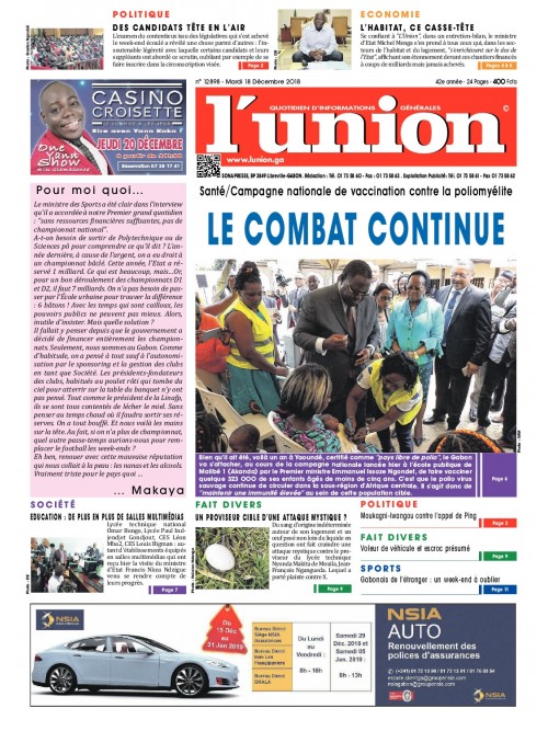 L'Union 18/12/2018