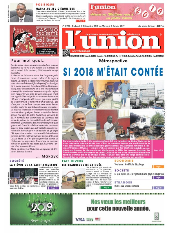 L'Union 31/12/2018