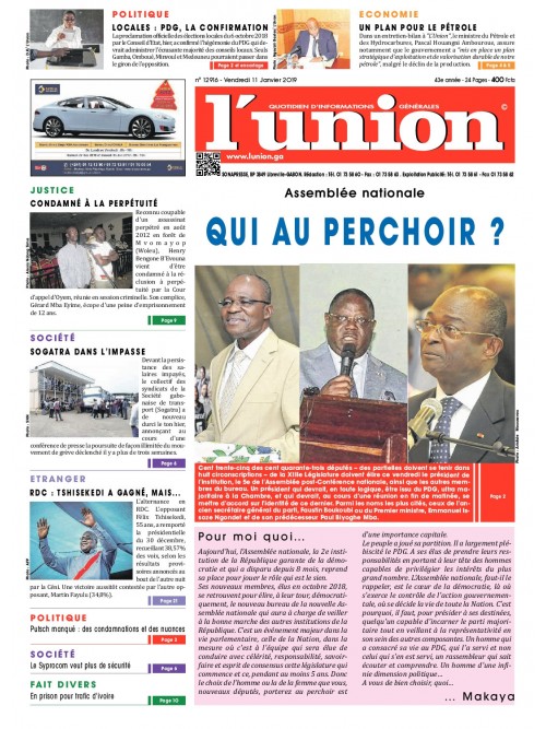 L'Union 11/01/2019