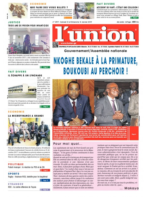 L'Union 12/01/2019