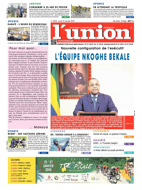 L'Union 14/01/2019