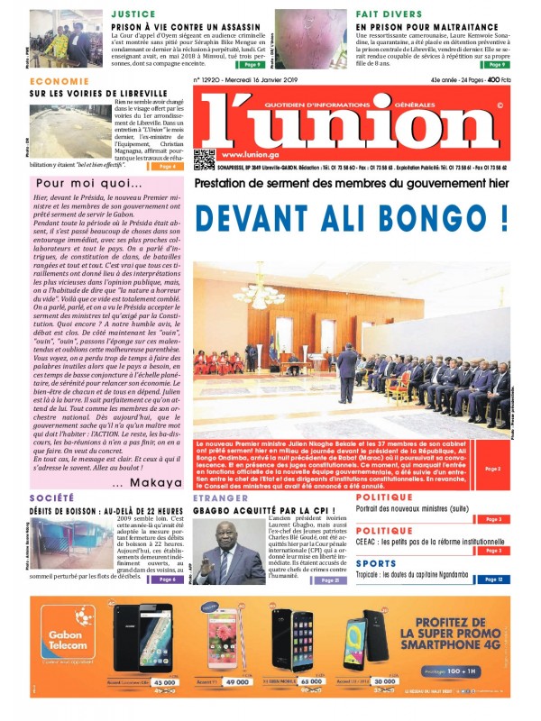 L'Union 16/01/2019