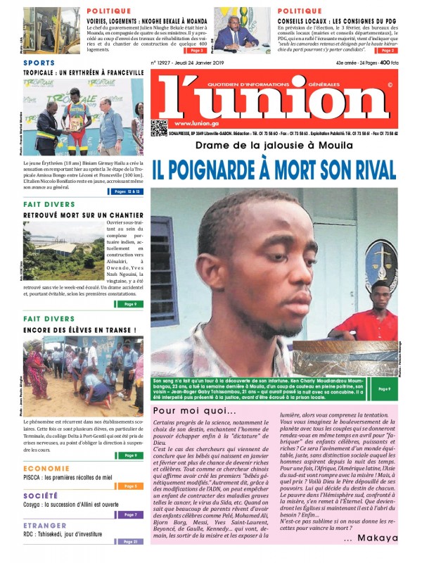 L'Union 24/01/2019