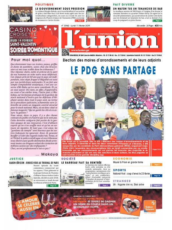 L'Union 11/02/2019