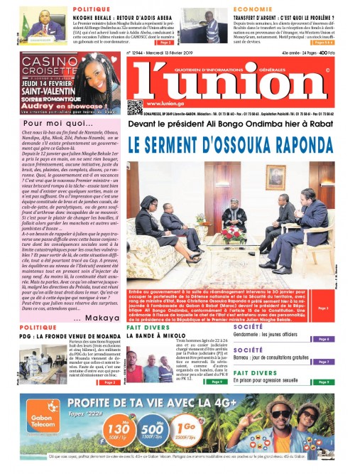 L'Union 13/02/2019