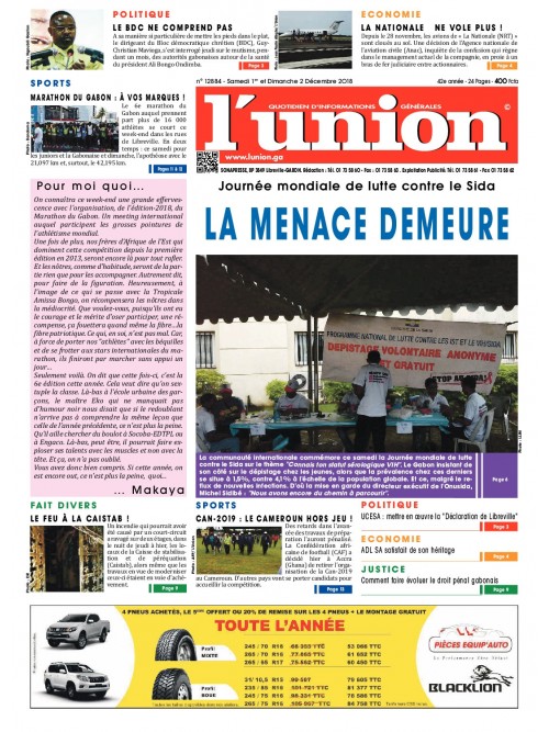 L'Union 01/12/2018