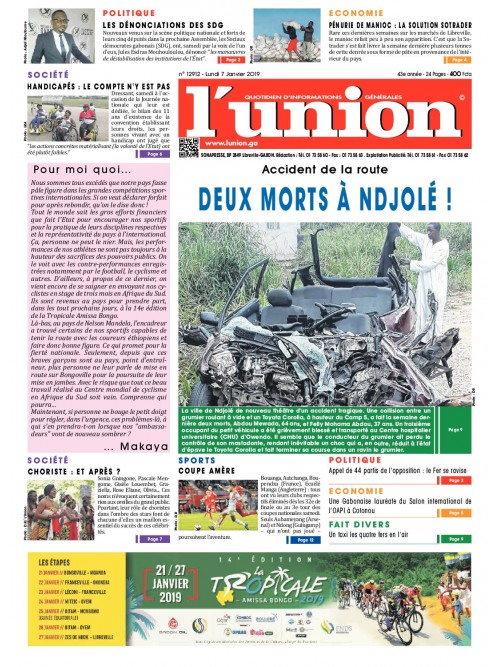 L'Union 07/01/2019