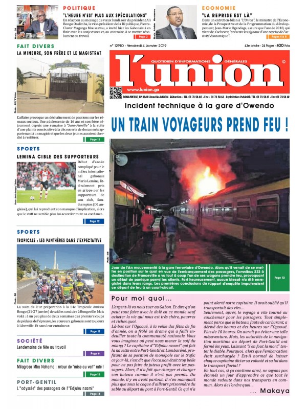 L'Union 04/01/2019