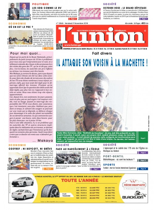 L'Union 09/11/2018