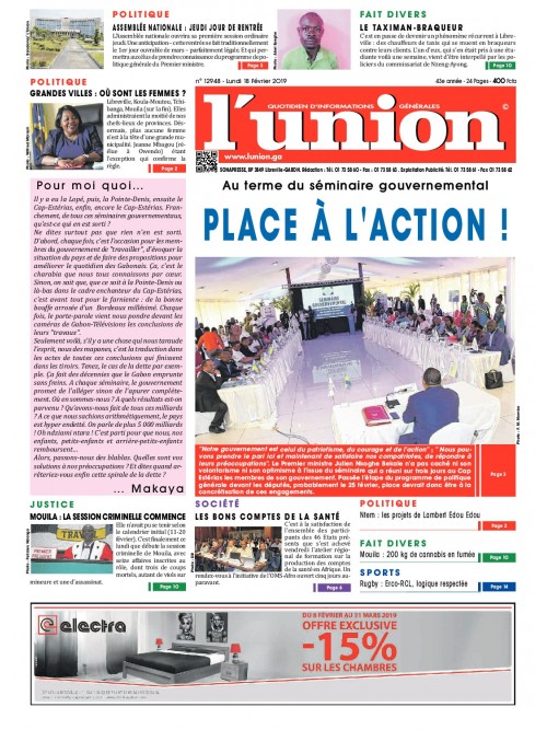 L'Union 18/02/2019