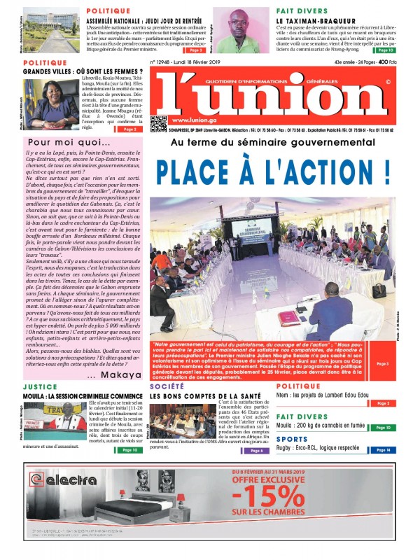 L'Union 18/02/2019