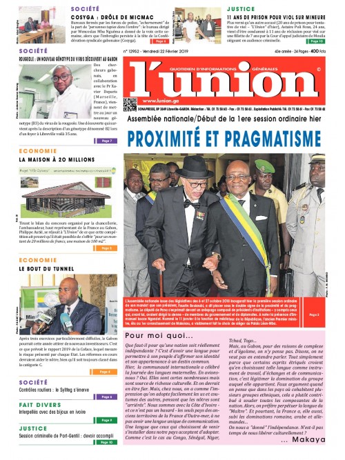 L'Union 22/02/2019