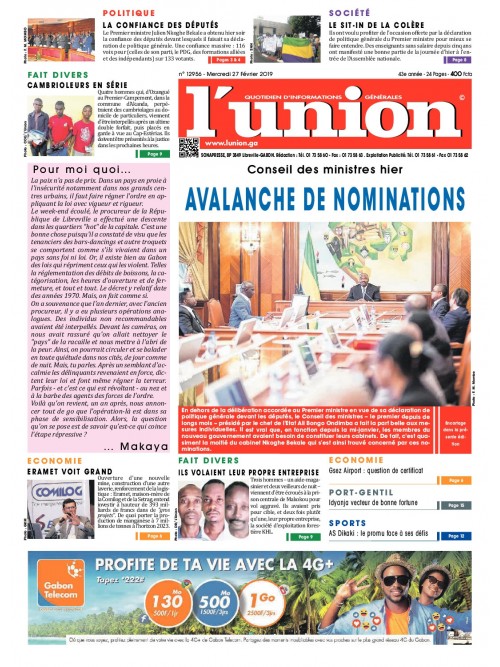 L'Union 27/02/2019