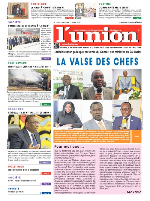 L'Union 01/03/2019